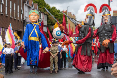 Alban Day parade in St. Alban's, England