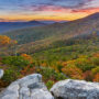 Views along the Blue Ridge Parkway, North Carolina