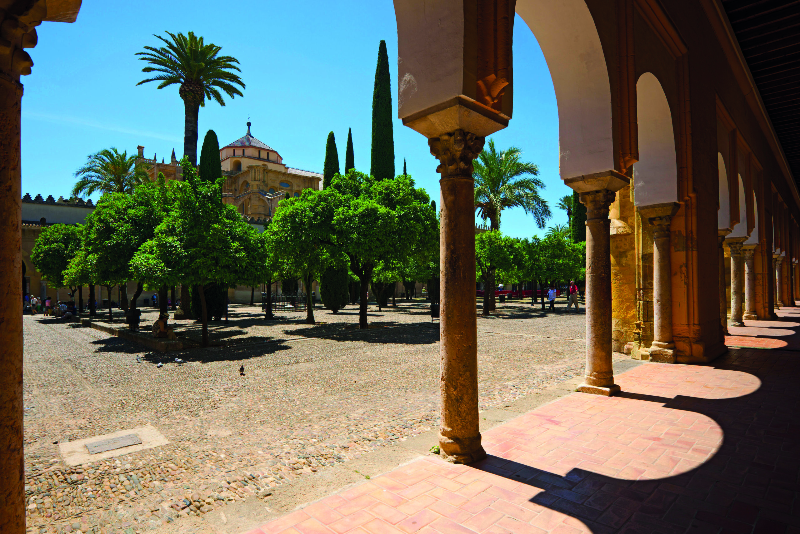 The Mezquita de Córdoba was built on the site of a church after being purchased by Abd Al-Rahman I, founder and first emir of the Emirate of Córdoba, in the late eighth century – ironically, a Christian cathedral would later be built within its walls 600 years later.