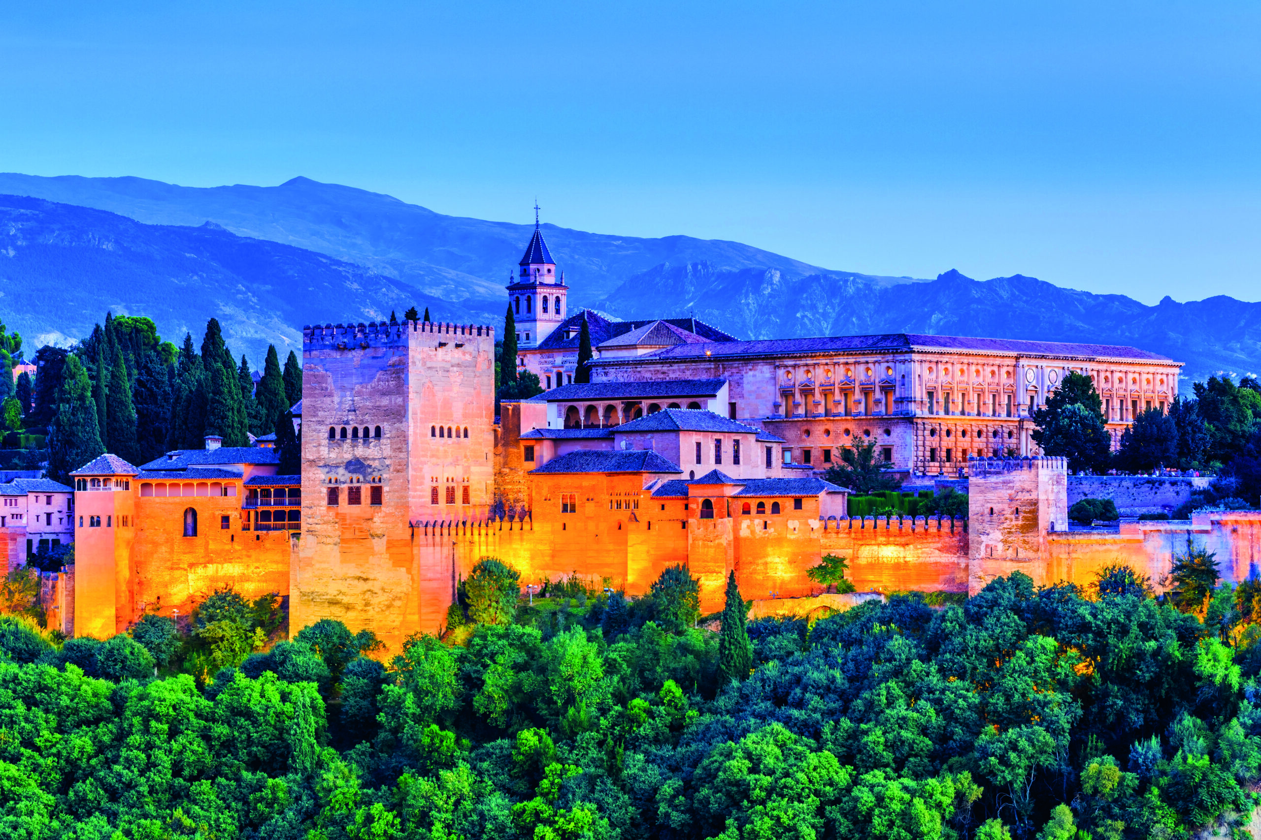 The Alhambra survived not just the reconquest of Grenada in 1492, but the attentions of Holy Roman Emperor Carlos V, who built a Renaissance palace within its walls, and Napoleon’s retreating troops, who ransacked the complex in the early 19th century and even attempted to blow it up as they departed.