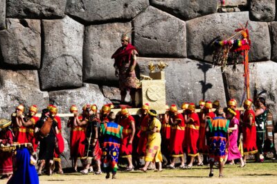 The Sun King being carried during Inti Raymi (Shutterstock)