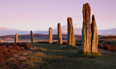 Ring of Brodgar at dusk (Dreamstime)