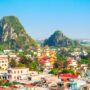 Da Nang marble mountains in Vietnam