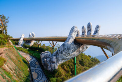 Vietnam's Golden Hands bridge