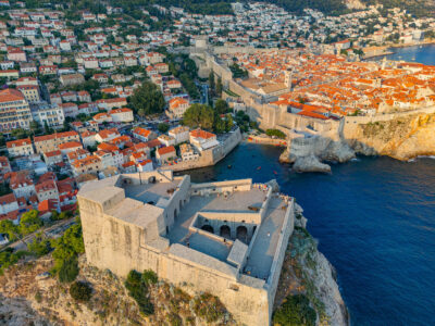 Fort Lovrijenac is a fortress and theatre outside the western wall of the city of Dubrovnik in Croatia (Dubrovnik and Neretva County Tourist Board)